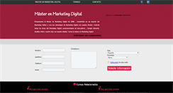 Desktop Screenshot of marketingdigitalmaster.com